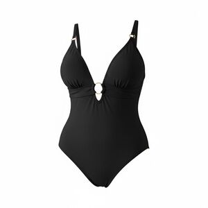 Elegant Black One-Piece Swimsuit